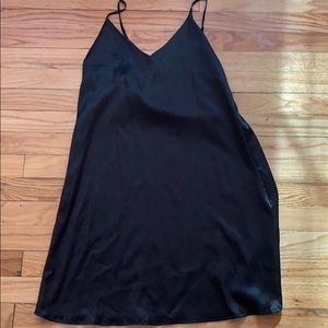 Zaful black slip dress